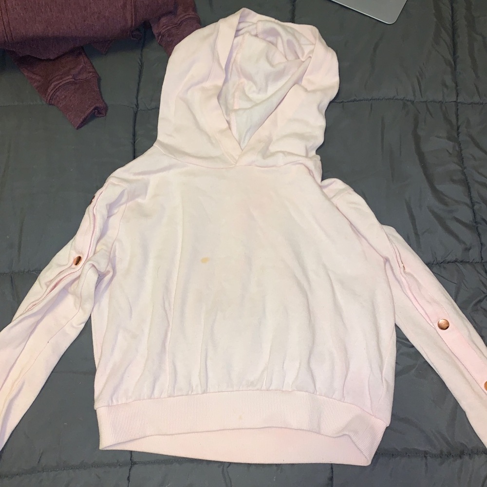 Pink cropped sweatshirt